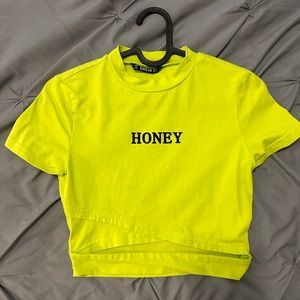 SHEIN Honey Neon Top